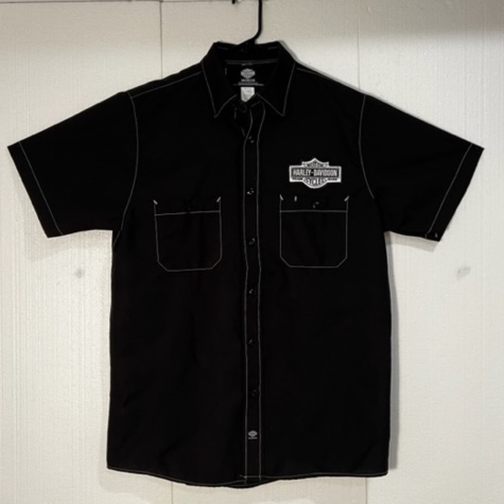 Harley-Davidson Men's Button Down #1 Contrast Stitch Mechanic shirt